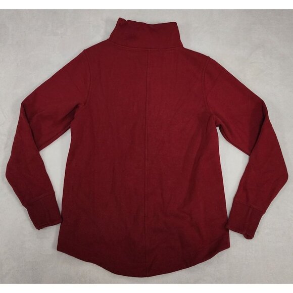NWOT Athleta Cozy Karma Funnel Neck Sweatshirt Medium - Picture 4 of 6
